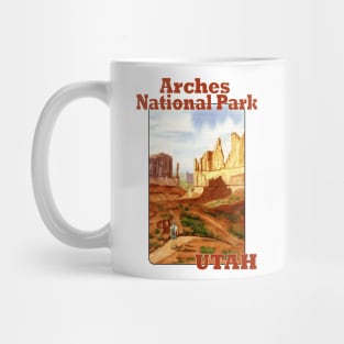 Park Avenue and Courthouse Towers, Arches National Park Mug